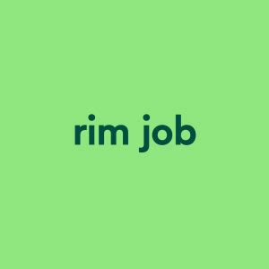 Urban Dictionary: rim.